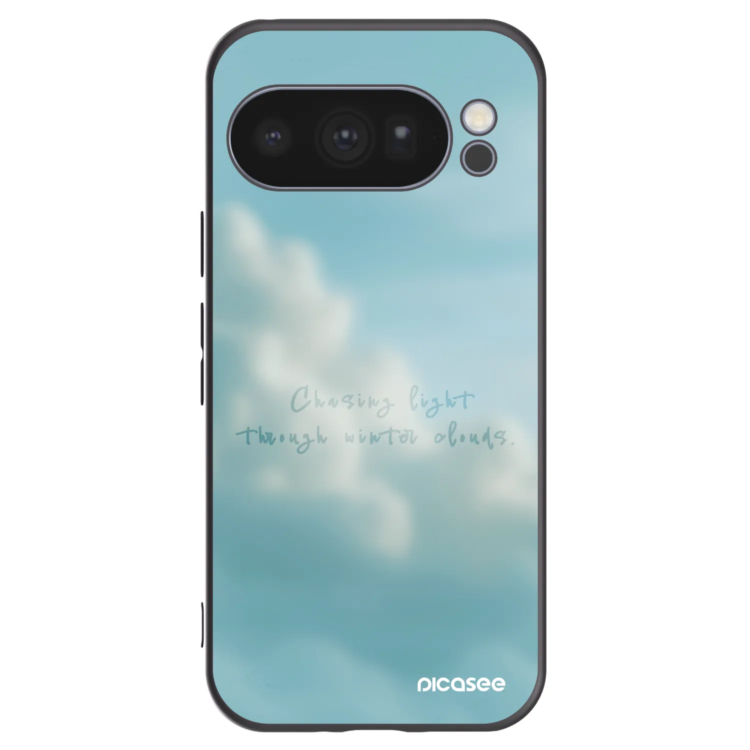 Picasee silikonski črni ovitek za Google Pixel 10 Pro - CHASiNG LIGHT