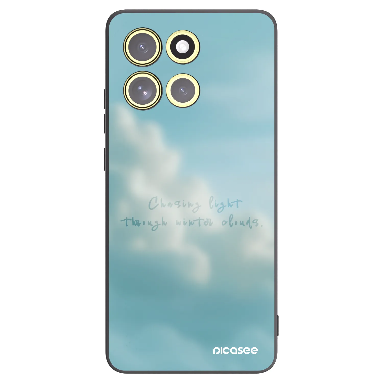 Picasee silikonski črni ovitek za Motorola Moto G86 Power 5G - CHASiNG LIGHT