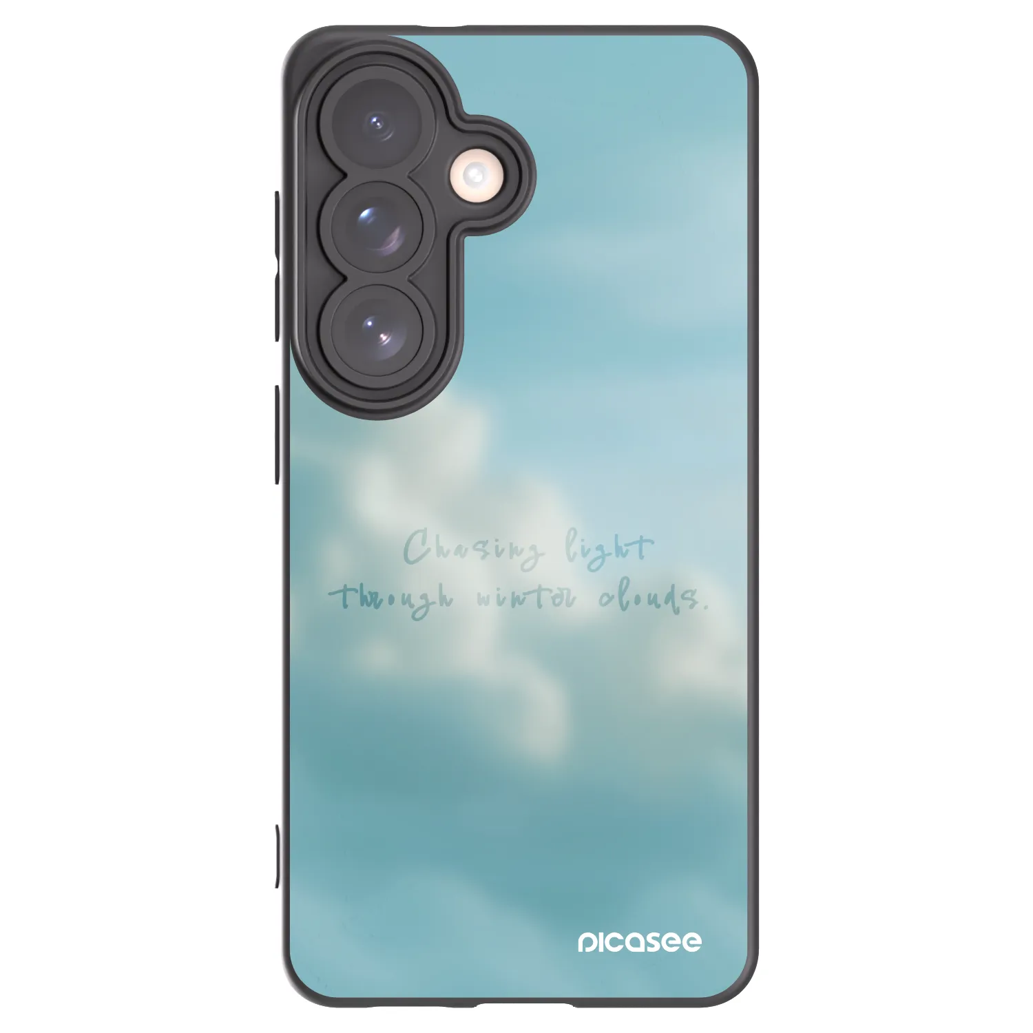 Picasee silikonski črni ovitek za Samsung Galaxy S26 - CHASiNG LIGHT