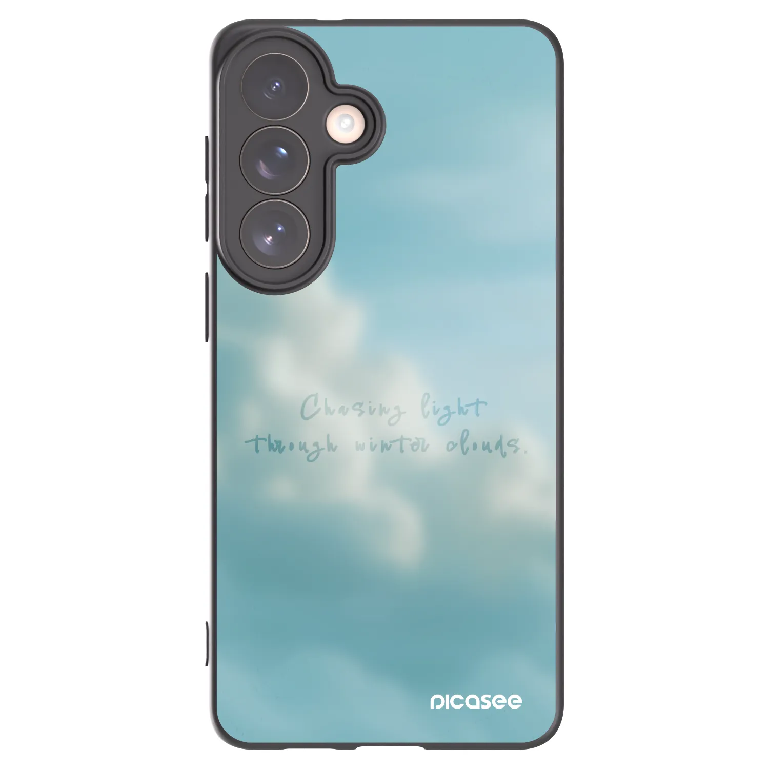 Picasee silikonski črni ovitek za Samsung Galaxy S26+ - CHASiNG LIGHT