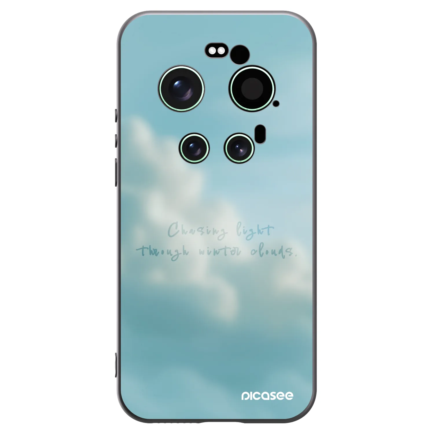 Picasee silikonski črni ovitek za Xiaomi 17 Ultra - CHASiNG LIGHT