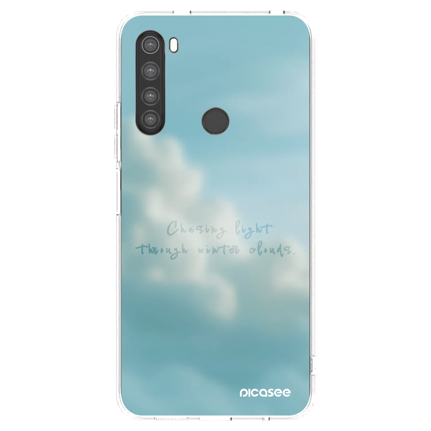 Picasee silikonski prozorni ovitek za Xiaomi Redmi Note 8 - CHASiNG LIGHT
