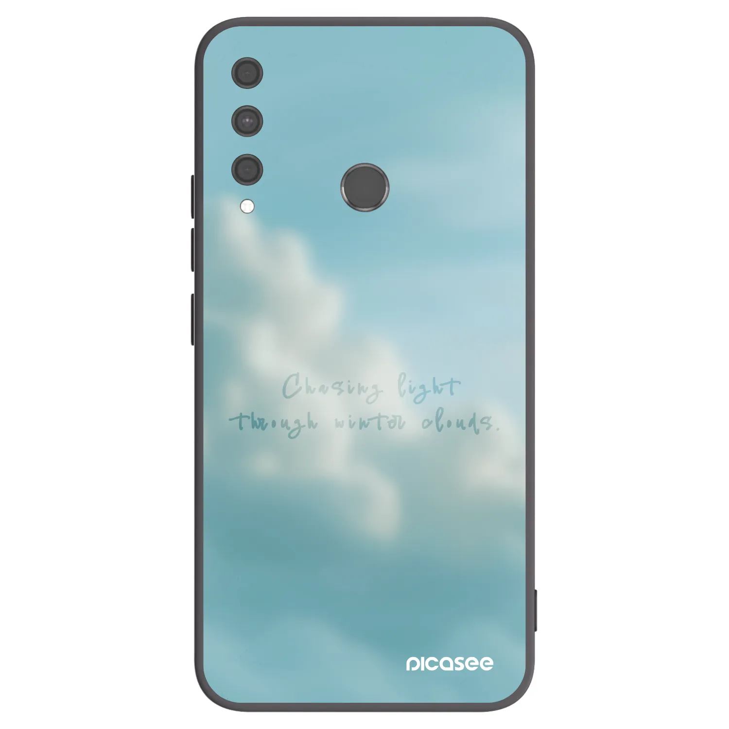 Picasee silikonski črni ovitek za Huawei P40 Lite E - CHASiNG LIGHT