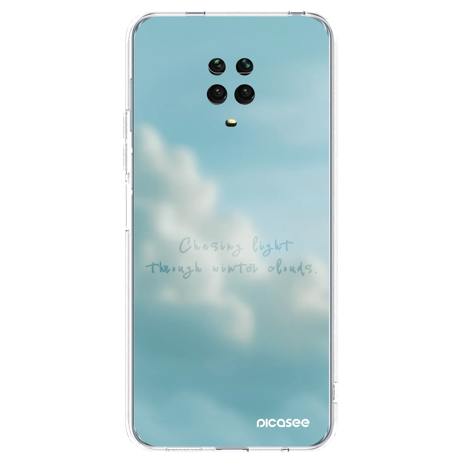 Picasee silikonski prozorni ovitek za Xiaomi Redmi Note 9 Pro - CHASiNG LIGHT