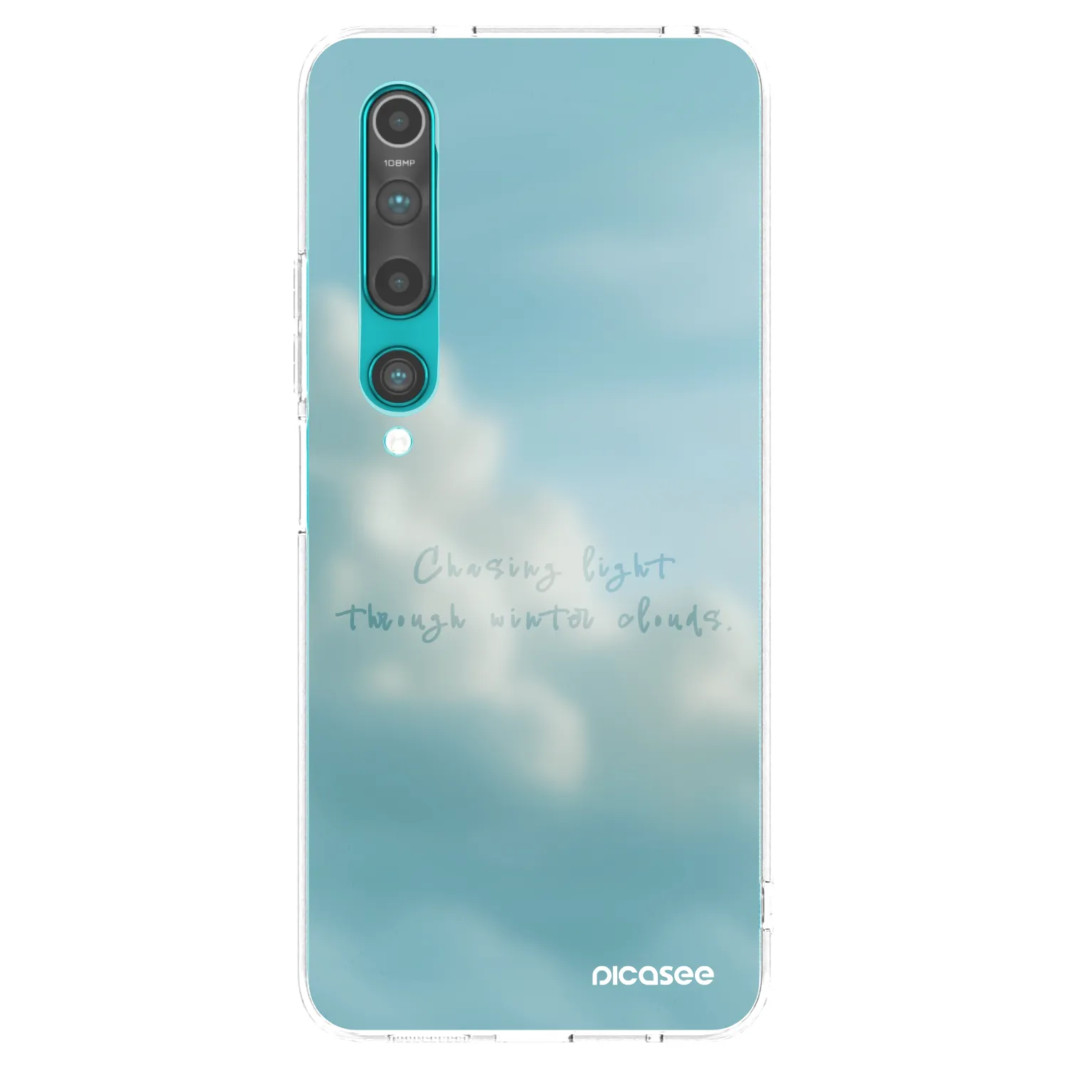 Picasee silikonski prozorni ovitek za Xiaomi Mi 10 - CHASiNG LIGHT