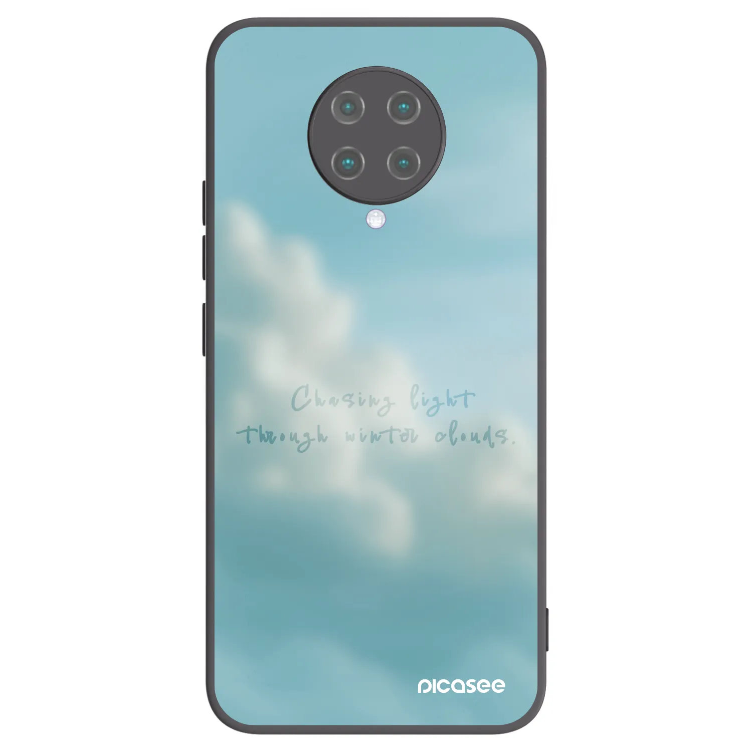Picasee silikonski črni ovitek za Xiaomi Poco F2 Pro - CHASiNG LIGHT