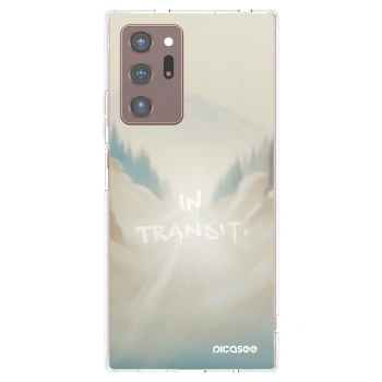 Picasee silikonski prozorni ovitek za Samsung Galaxy Note 20 Ultra - IN TRANSIT