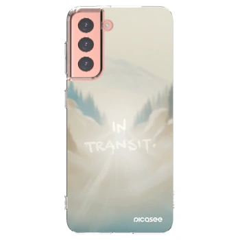 Picasee silikonski prozorni ovitek za Samsung Galaxy S21 5G G991B - IN TRANSIT