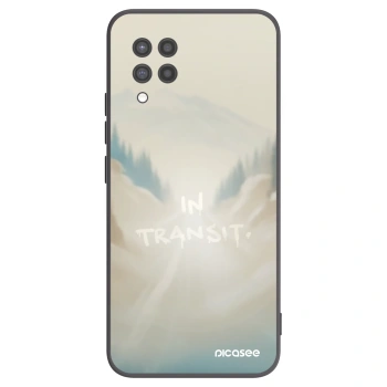 Picasee silikonski črni ovitek za Samsung Galaxy A42 A426B - IN TRANSIT