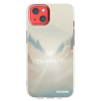 Picasee silikonski prozorni ovitek za Apple iPhone 13 - IN TRANSIT