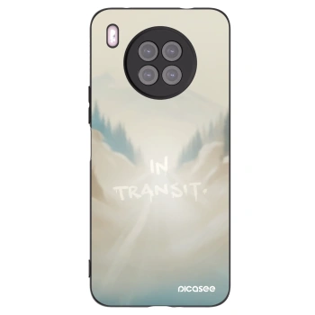 Picasee silikonski črni ovitek za Huawei Nova 8i - IN TRANSIT
