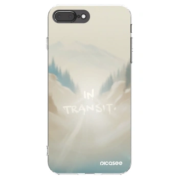 Picasee silikonski prozorni ovitek za Apple iPhone 8 Plus - IN TRANSIT