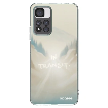 Picasee silikonski prozorni ovitek za Xiaomi Redmi Note 11 Pro+ 5G - IN TRANSIT