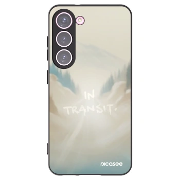 Picasee silikonski črni ovitek za Samsung Galaxy S23 5G - IN TRANSIT