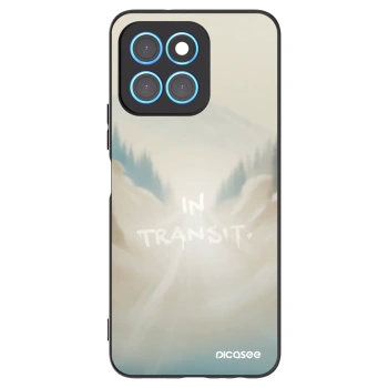 Picasee silikonski črni ovitek za Honor X8 5G - IN TRANSIT