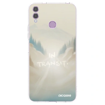 Picasee silikonski prozorni ovitek za Honor 8X - IN TRANSIT