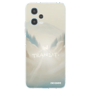 Picasee silikonski prozorni ovitek za Xiaomi Redmi Note 12 5G - IN TRANSIT