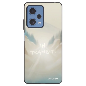 Picasee silikonski črni ovitek za Xiaomi Redmi Note 12 Pro 5G - IN TRANSIT