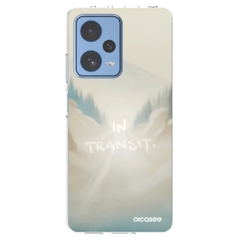 Picasee silikonski prozorni ovitek za Xiaomi Redmi Note 12 Pro 5G - IN TRANSIT