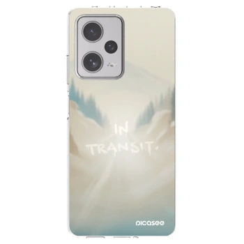 Picasee silikonski prozorni ovitek za Xiaomi Redmi Note 12 Pro+ 5G - IN TRANSIT