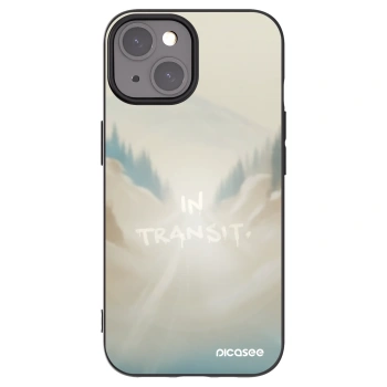 Picasee silikonski črni ovitek za Apple iPhone 15 - IN TRANSIT