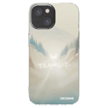 Picasee silikonski prozorni ovitek za Apple iPhone 15 - IN TRANSIT