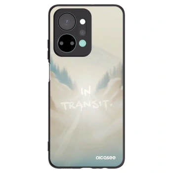 Picasee silikonski črni ovitek za Honor X7a - IN TRANSIT