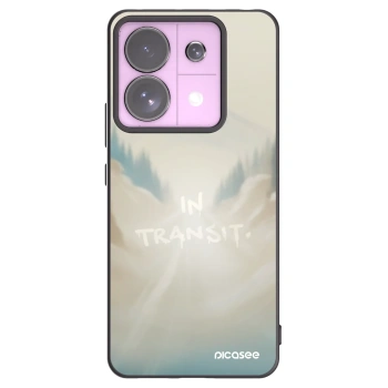 Picasee silikonski črni ovitek za Xiaomi Redmi Note 13 Pro 5G - IN TRANSIT
