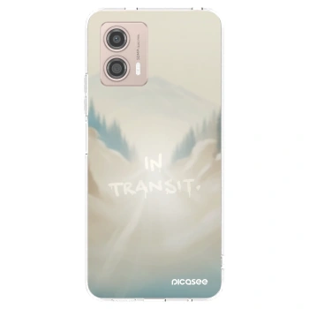 Picasee silikonski prozorni ovitek za Motorola Moto G53 5G - IN TRANSIT
