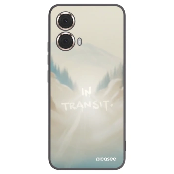 Picasee silikonski črni ovitek za Motorola Moto G85 - IN TRANSIT