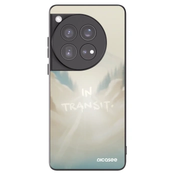 Picasee silikonski črni ovitek za OnePlus 12 5G - IN TRANSIT