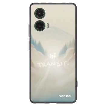 Picasee silikonski črni ovitek za Motorola Moto G35 5G - IN TRANSIT