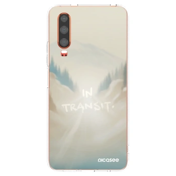 Picasee silikonski prozorni ovitek za Huawei P30 - IN TRANSIT