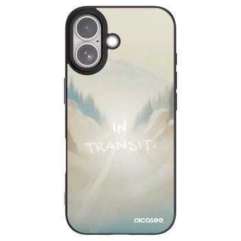 Picasee silikonski črni ovitek za Apple iPhone 17 - IN TRANSIT