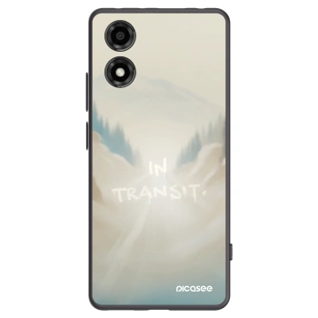 Picasee silikonski črni ovitek za Motorola Moto E14 - IN TRANSIT