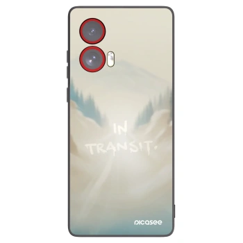 Picasee silikonski črni ovitek za Motorola Edge 50 Fusion - IN TRANSIT