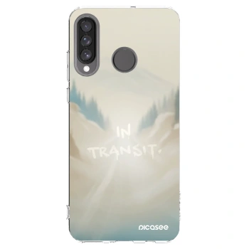Picasee silikonski prozorni ovitek za Huawei P30 Lite - IN TRANSIT