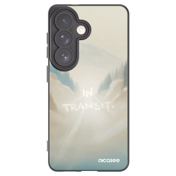Picasee silikonski črni ovitek za Samsung Galaxy S26 - IN TRANSIT