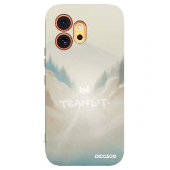 Picasee silikonski črni ovitek za Honor 600 - IN TRANSIT