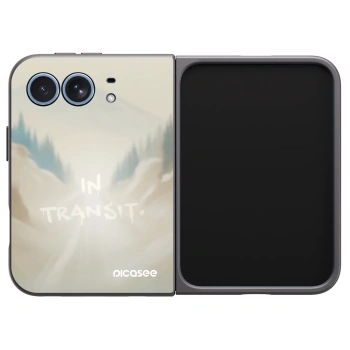 Picasee silikonski črni ovitek za Apple iPhone Duo - IN TRANSIT