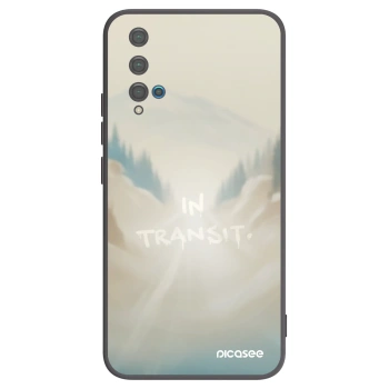 Picasee silikonski črni ovitek za Huawei Nova 5T - IN TRANSIT