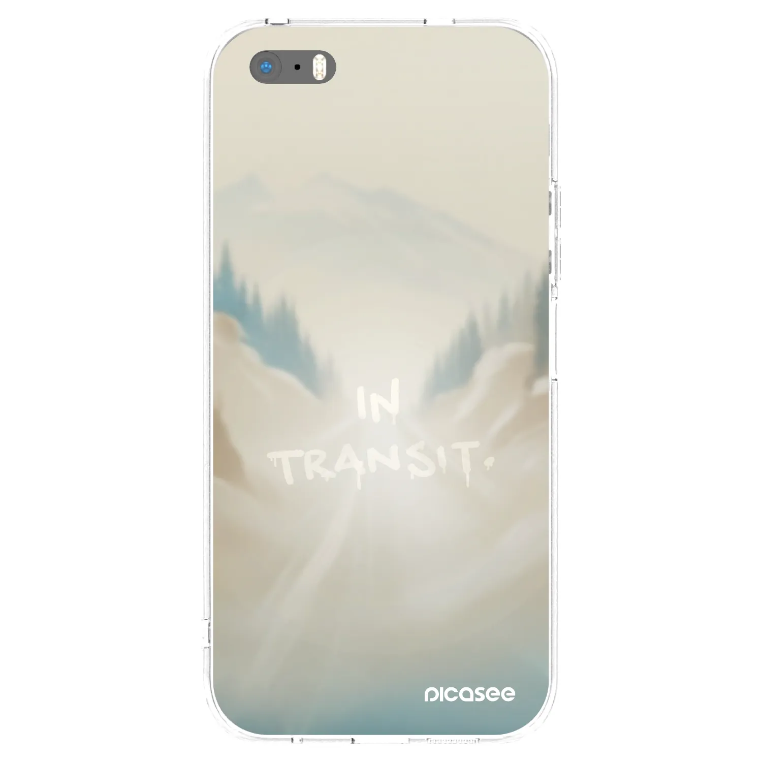 Picasee silikonski prozorni ovitek za Apple iPhone 6 Plus/6S Plus - IN TRANSIT