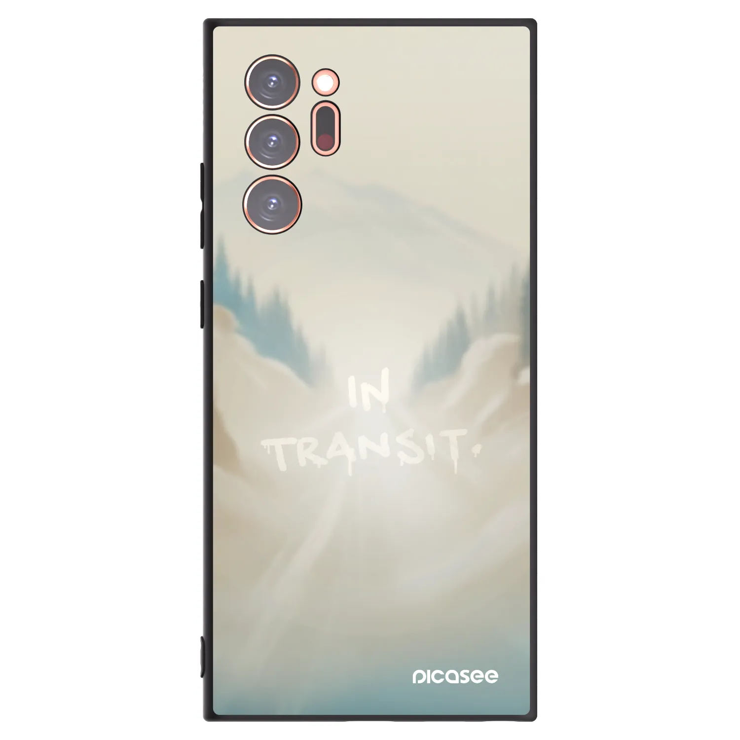 Picasee silikonski črni ovitek za Samsung Galaxy Note 20 Ultra - IN TRANSIT