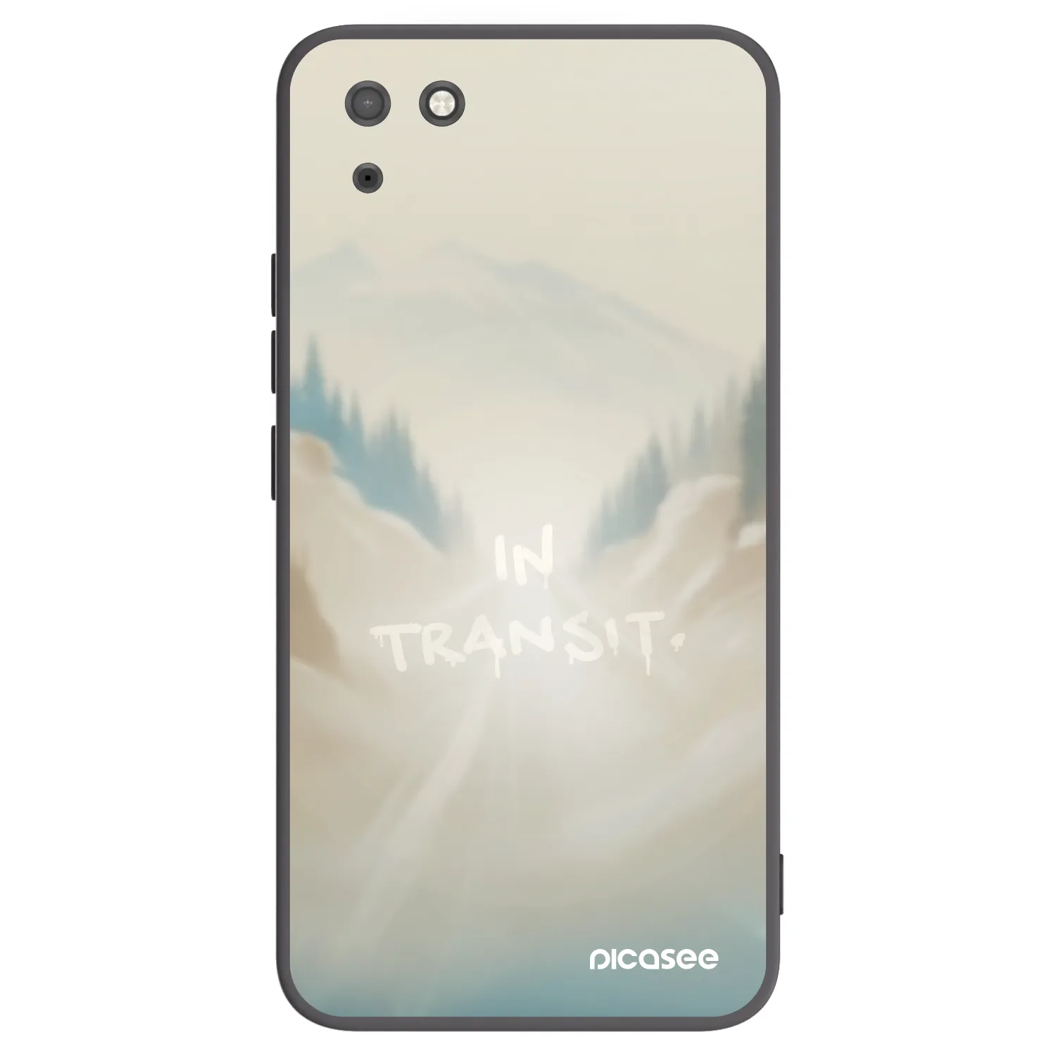 Picasee silikonski črni ovitek za Huawei Y5P - IN TRANSIT