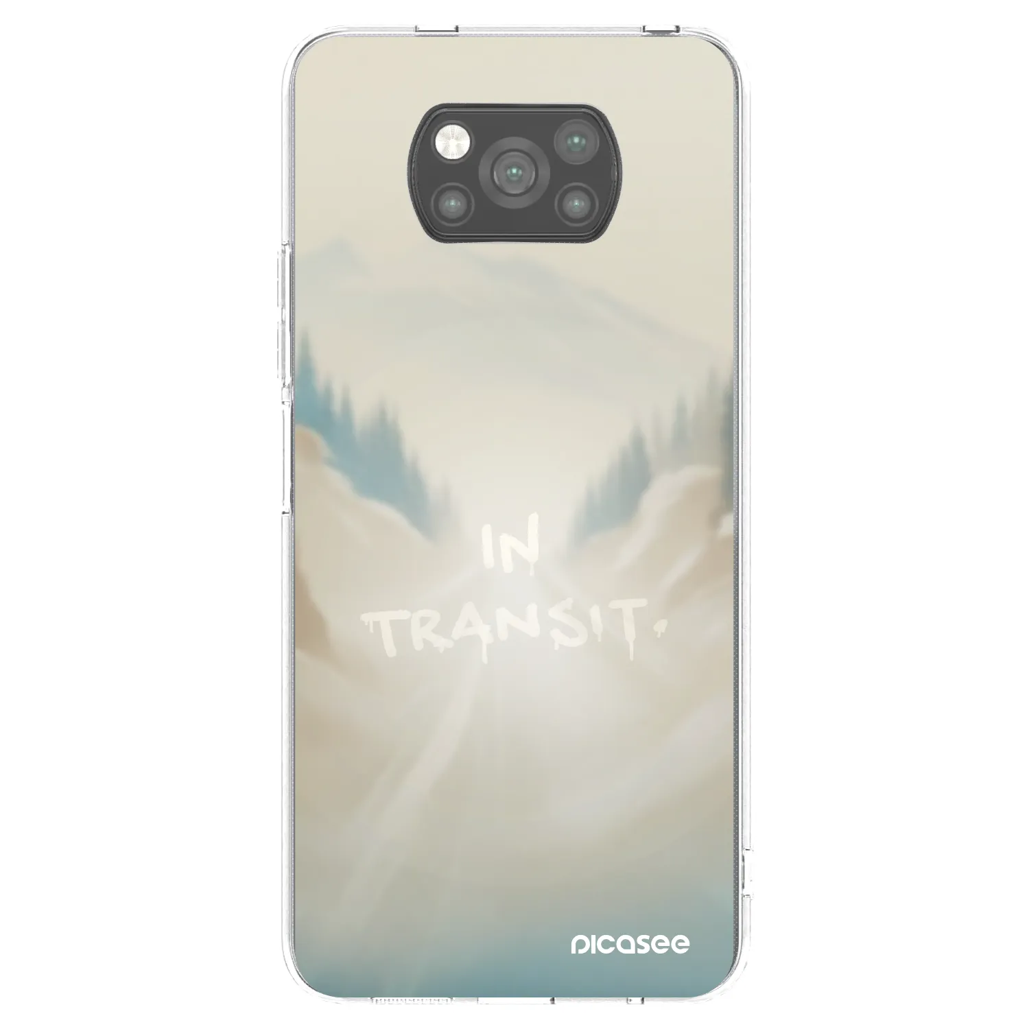 Picasee silikonski črni ovitek za Xiaomi Poco X3 - IN TRANSIT