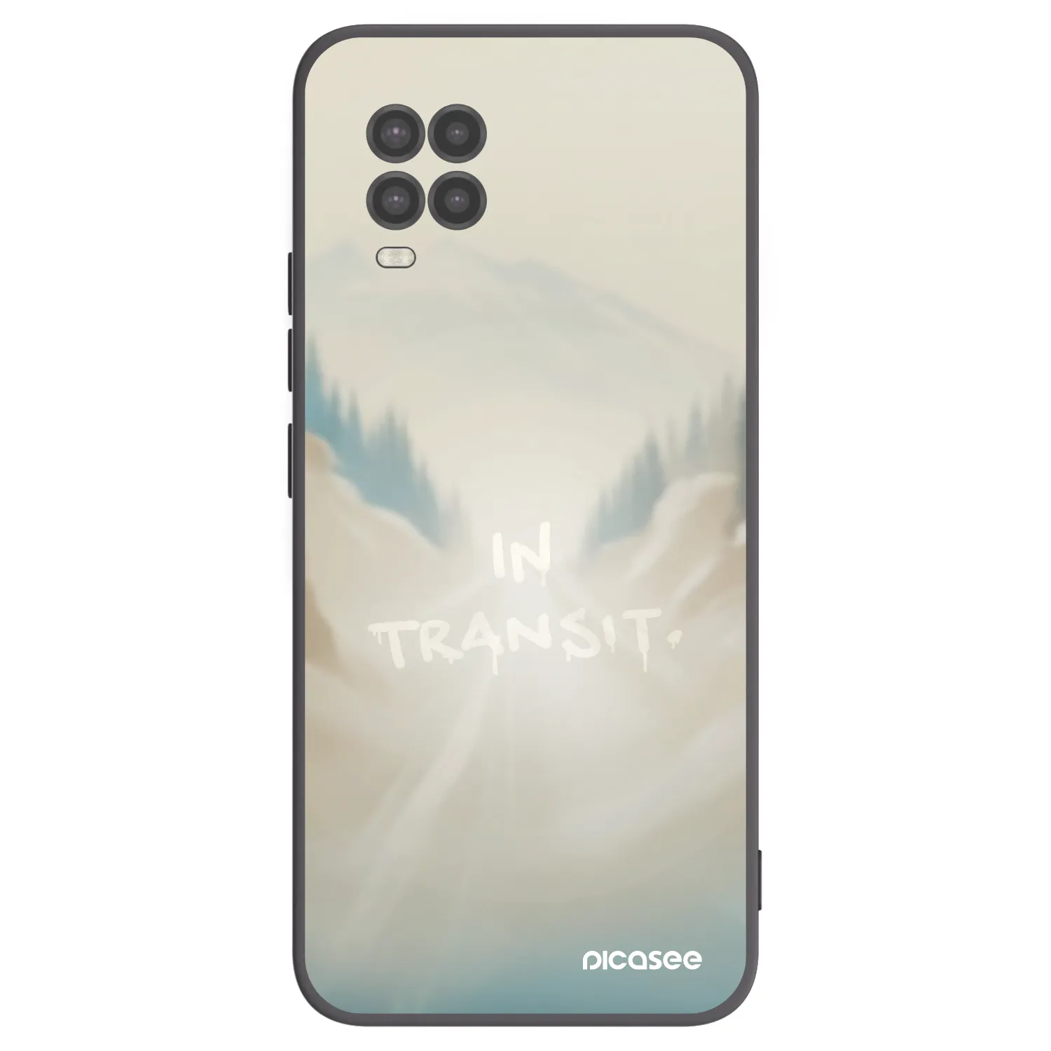 Picasee silikonski črni ovitek za Xiaomi Mi 10 Lite - IN TRANSIT