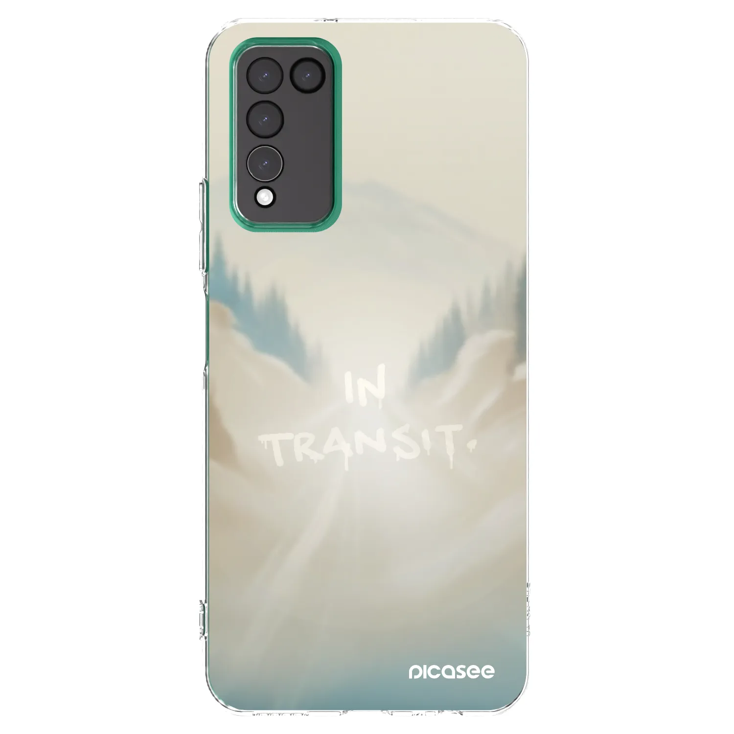 Picasee silikonski prozorni ovitek za Honor 10X Lite - IN TRANSIT