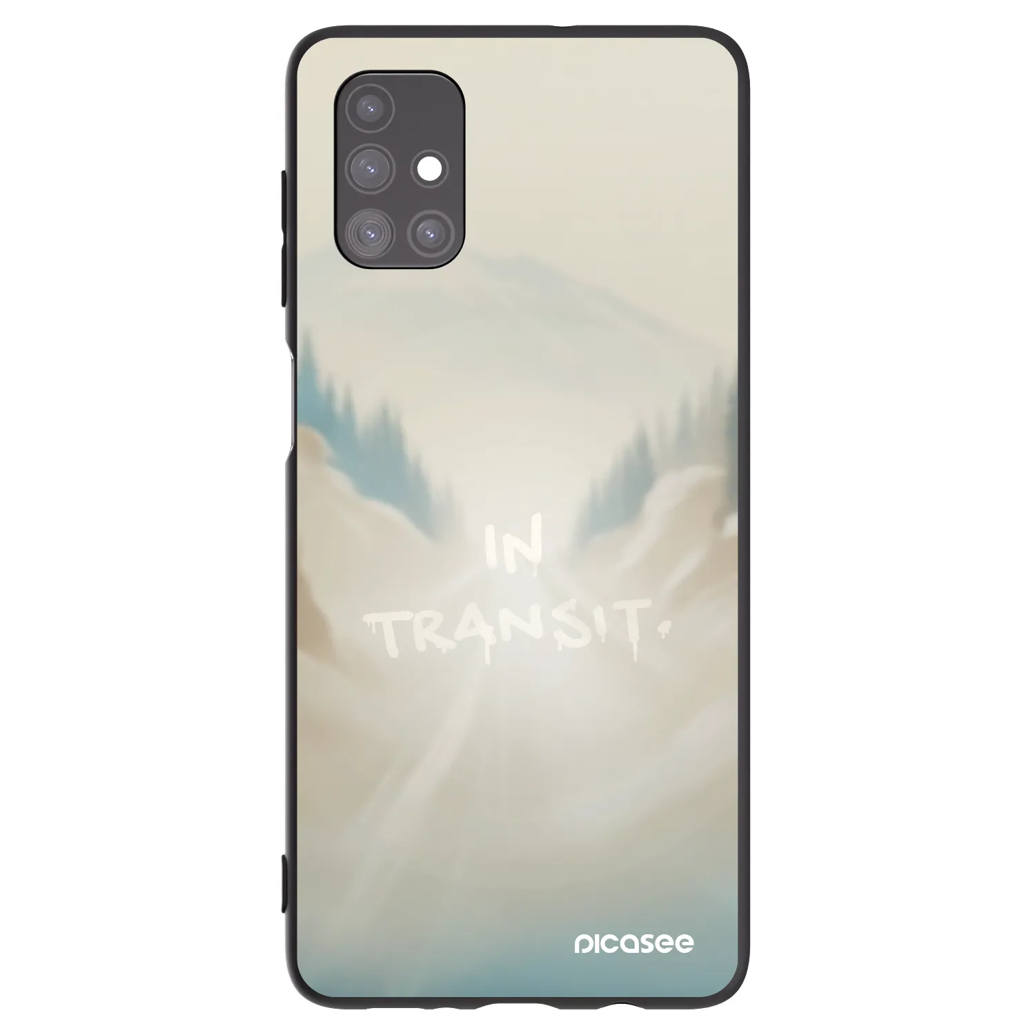 Picasee silikonski črni ovitek za Samsung Galaxy M51 M515F - IN TRANSIT