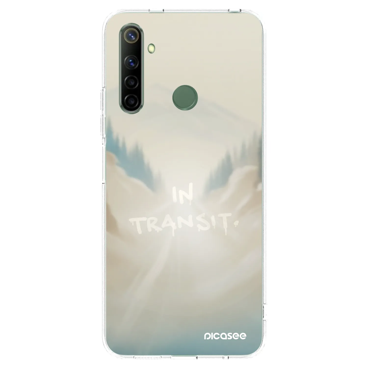 Picasee silikonski prozorni ovitek za Realme 6i - IN TRANSIT
