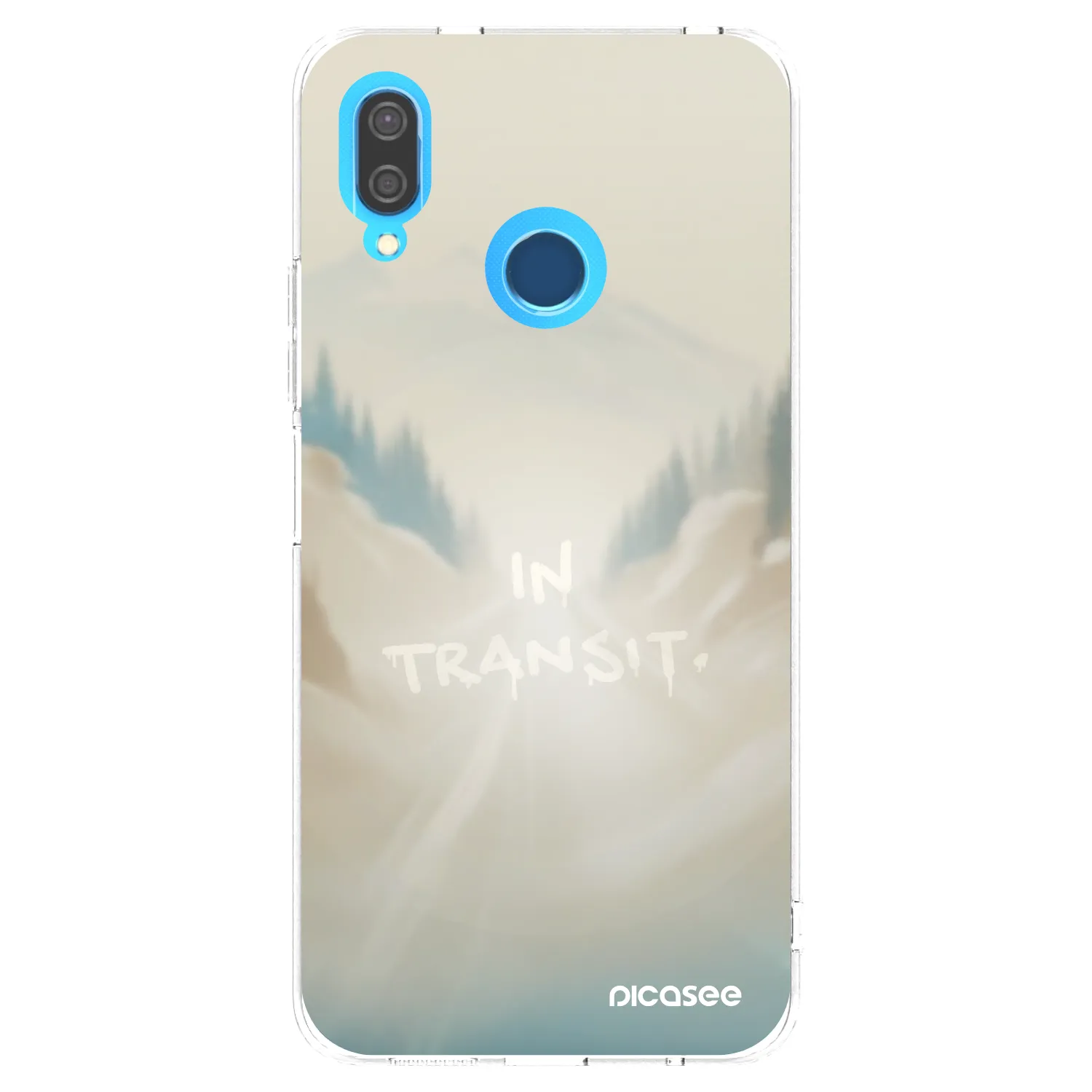 Picasee silikonski prozorni ovitek za Huawei P20 Lite - IN TRANSIT